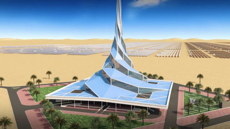 The sun park in the United Arab Emirates is aimed at world leadership