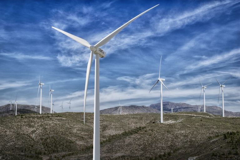 Impact of wind power plants on the environment