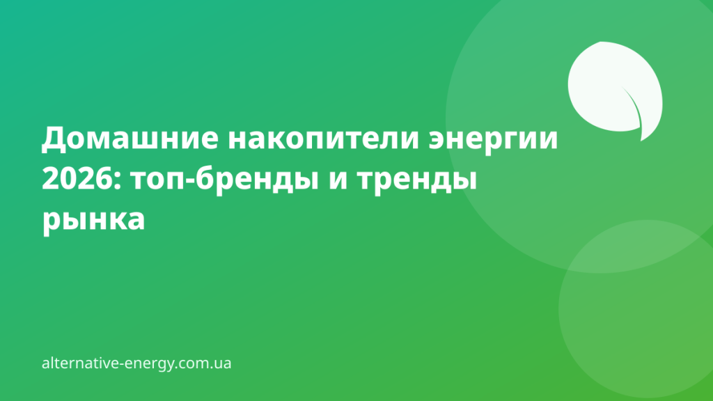 Домашние накопители энергии 2026: топ-бренды и тренды рынка Домашние накопители энергии на стене жилого дома рядом с инвертором солнечной станции