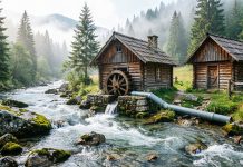 МикроГЭС до 100 кВт: как горный ручей заменяет дизель МикроГЭС до 100 кВт: как горный ручей заменяет дизель