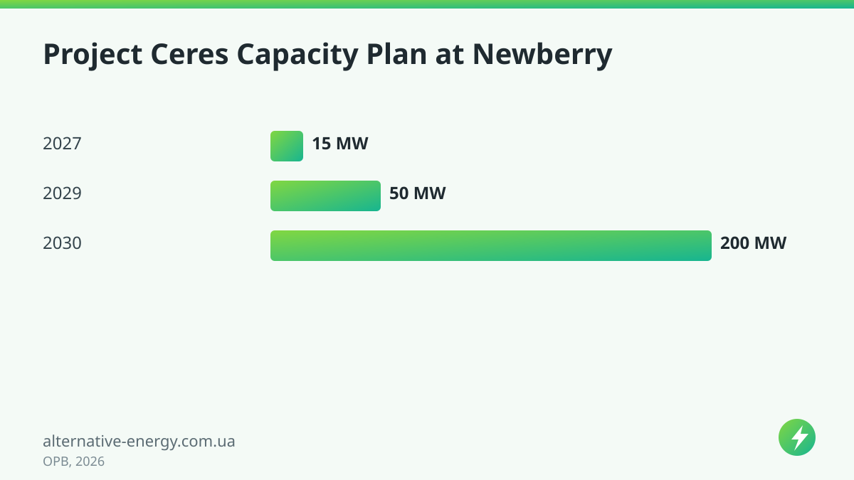 Project Ceres Capacity Plan at Newberry — OPB, 2026