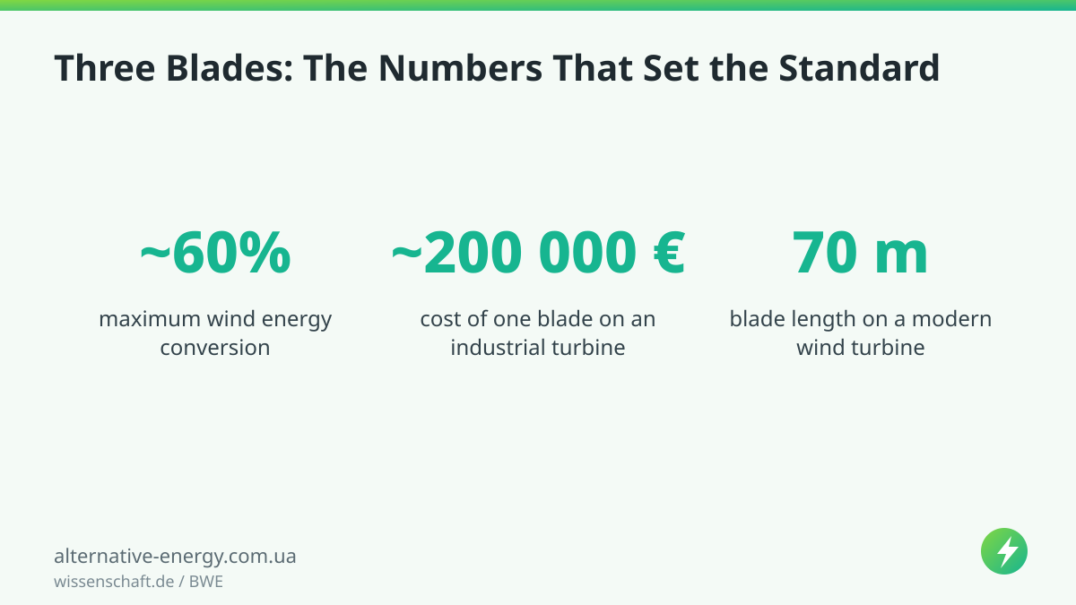 Three Blades: The Numbers That Set the Standard — wissenschaft.de / BWE